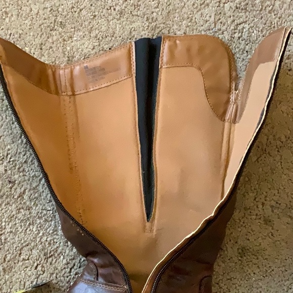 DISTRESSED FAUX LEATHER BOOTS. - Picture 13 of 14